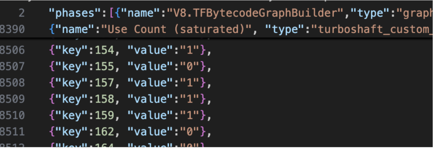 The length a JSON file could have: this file has over 8,500 lines.
